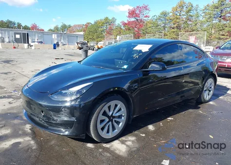 2022 Tesla Model 3 Long Range Dual Motor All-Wheel Drive из США, поврежденный, VIN 5YJ3E1EB8NF182120